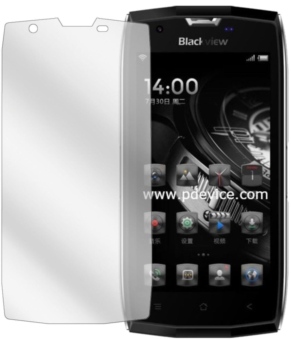 6x Schutzfolie klar für Blackview BV7000 Pro Displ (2)