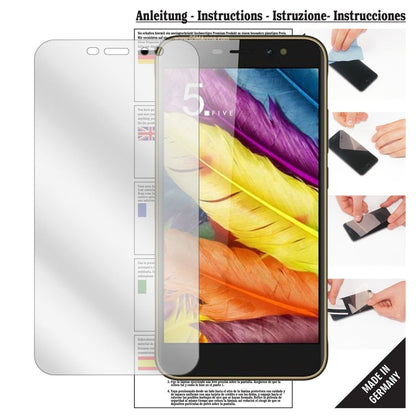 6x Schutzfolie klar für ZTE Nubia N1 Lite Display- (1)