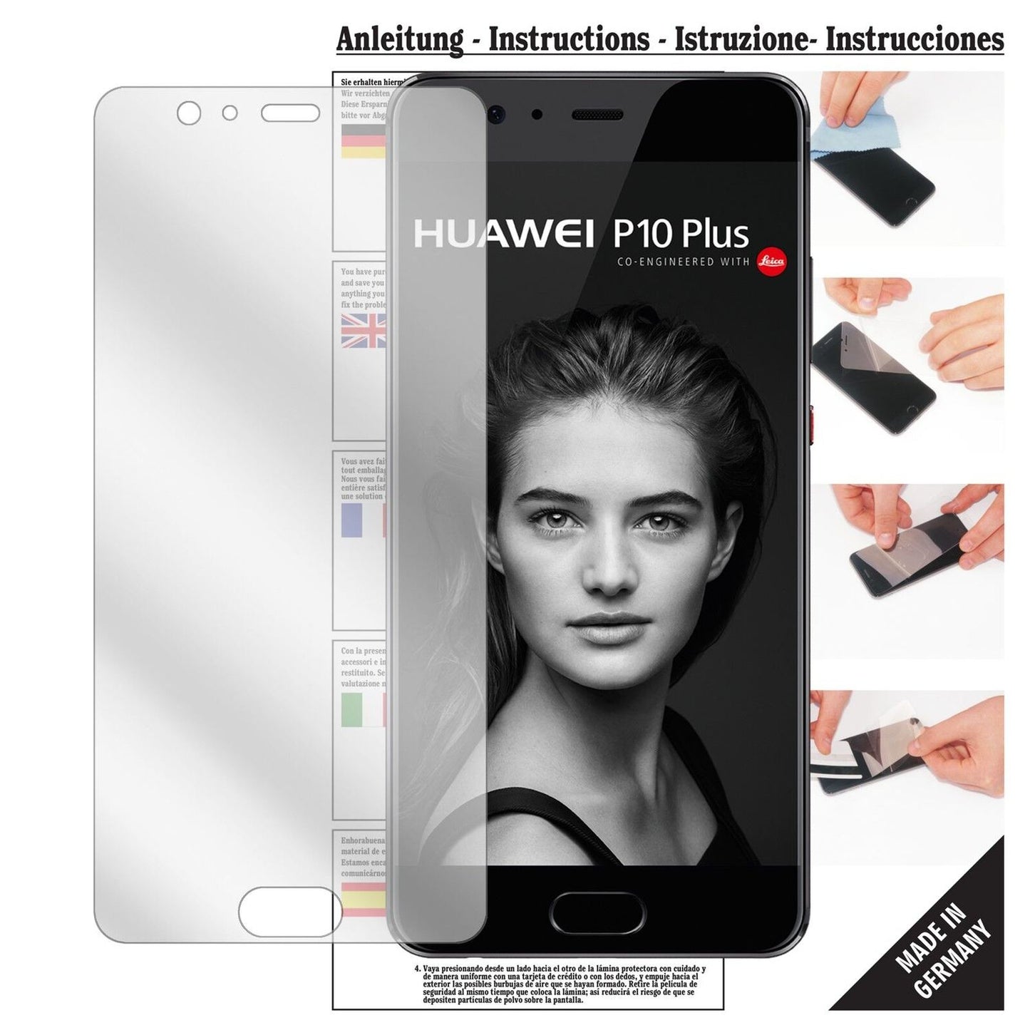 6x Schutzfolie klar für Huawei P10 Plus Display-Sc (1)