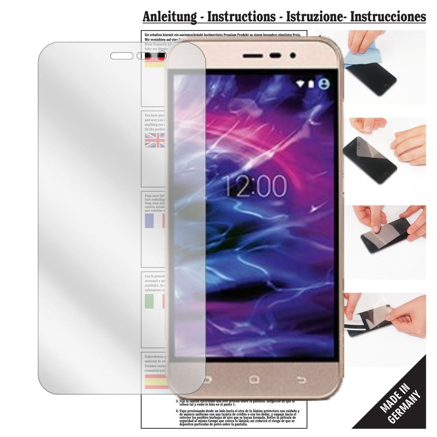 6x Schutzfolie klar für Medion Life E5006 Display- (1)