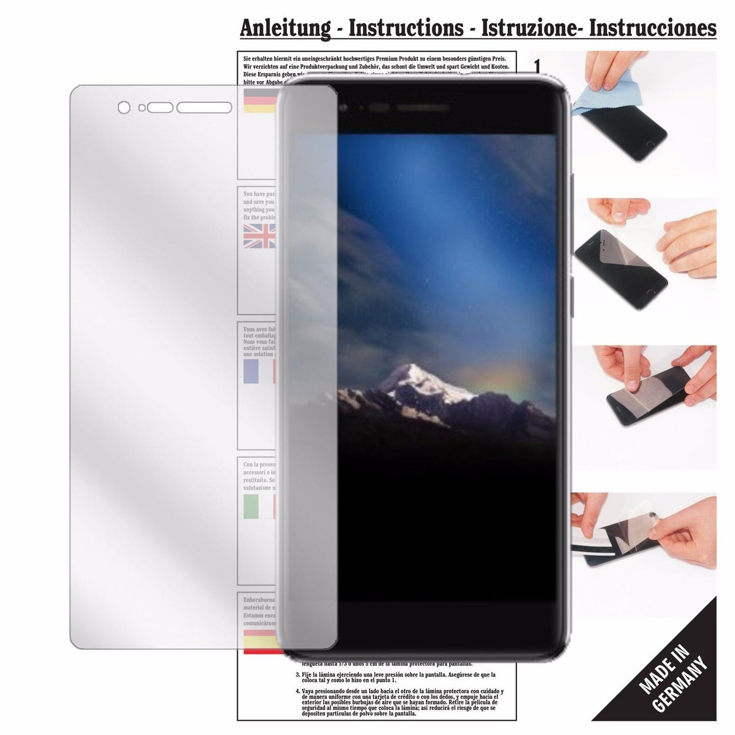 6x Schutzfolie klar für Phicomm Energy 4s Display- (1)