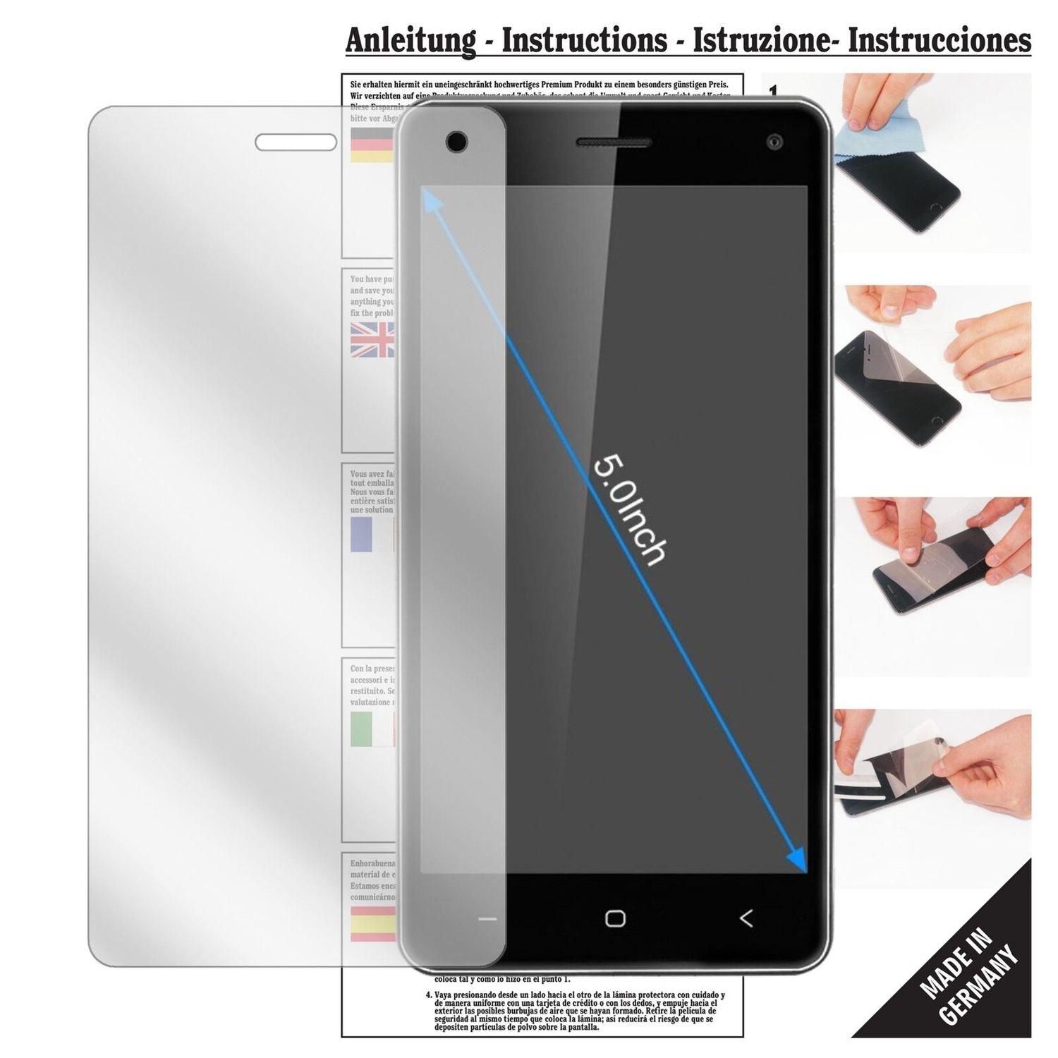 6x Schutzfolie klar für VKWORLD T5 Display-Schutzf (1)