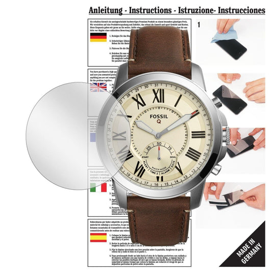 6x Schutzfolie klar für Fossil Q Grant (TPU) Displ (1)