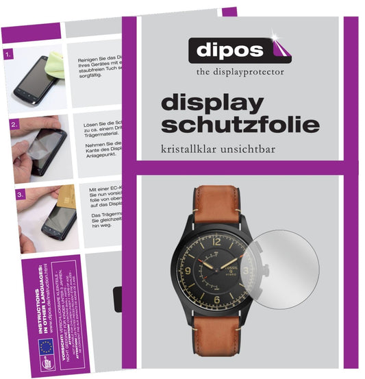 6x Schutzfolie klar für Fossil Q Activist Display- (1)