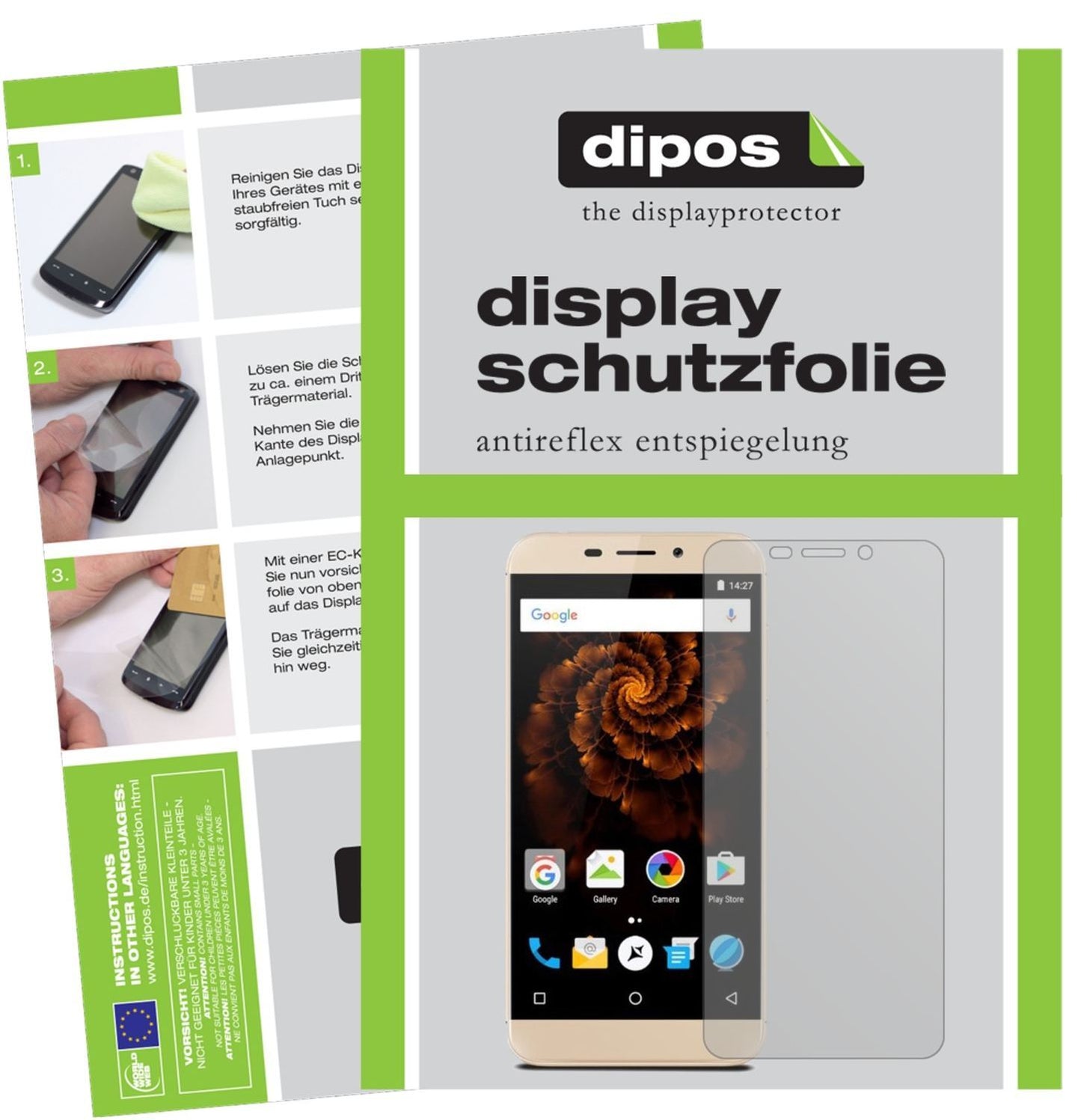 2x Schutzfolie matt für Allview X4 Soul Mini Displ (1)