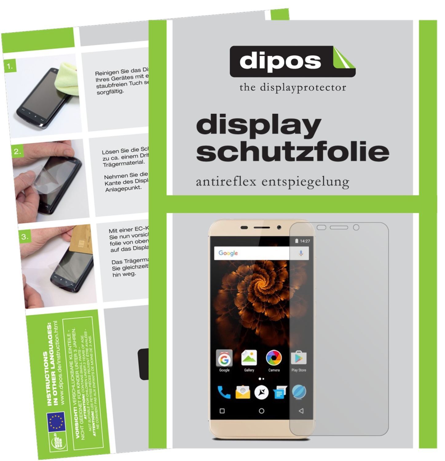 2x Schutzfolie matt für Allview X4 Soul Mini Displ (1)
