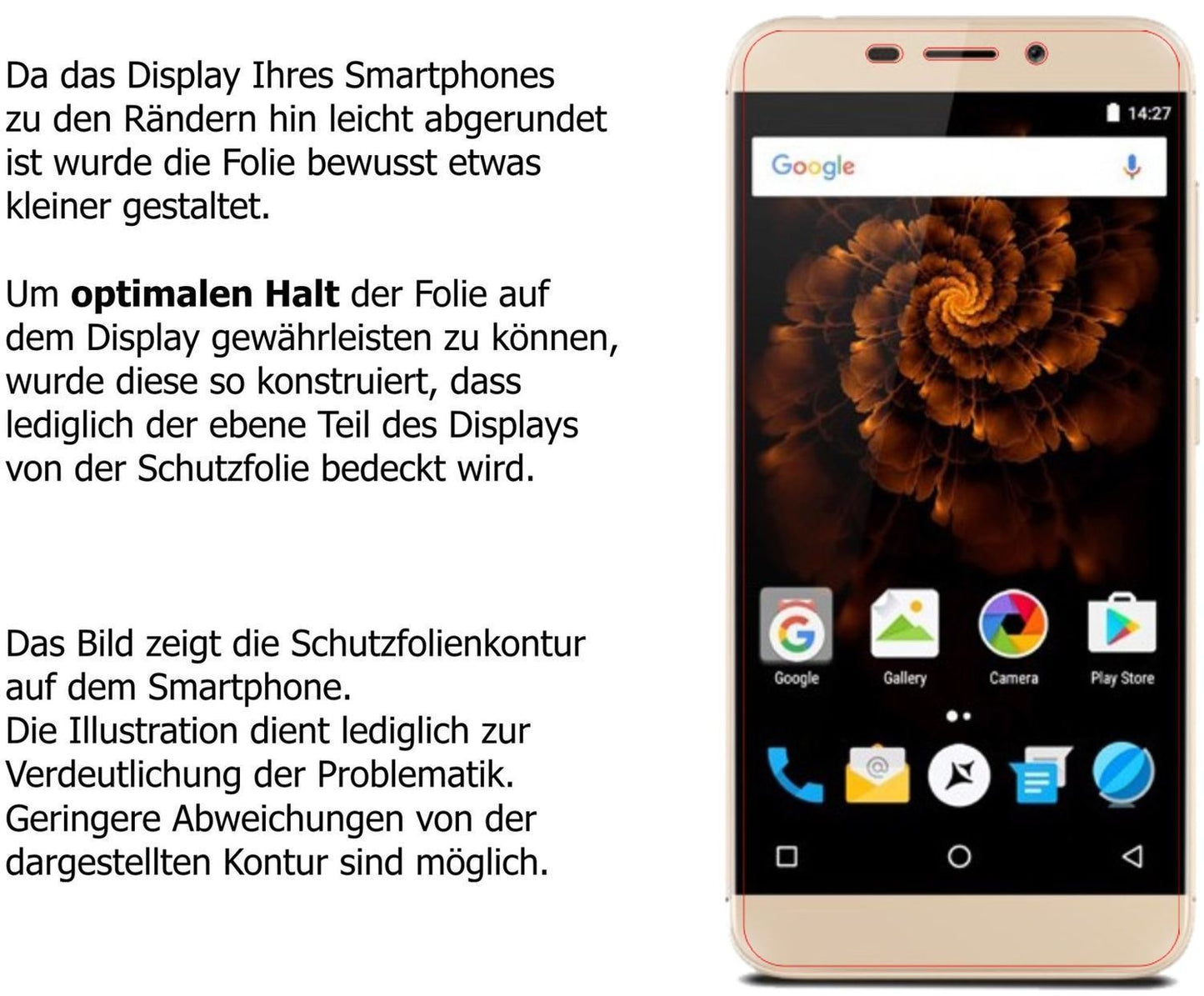 2x Schutzfolie matt für Allview X4 Soul Mini Displ (6)
