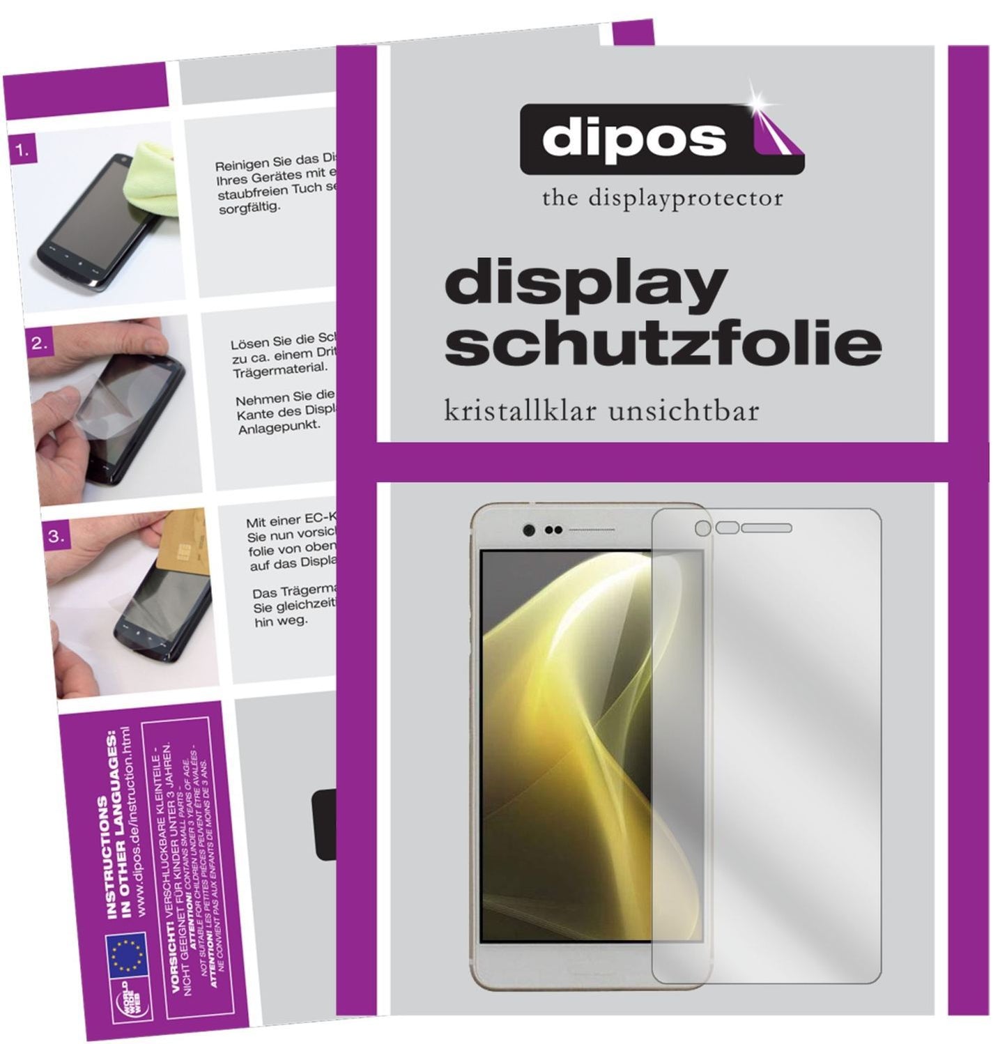 6x Schutzfolie klar für Sharp Z3 Display-Schutzfol (1)
