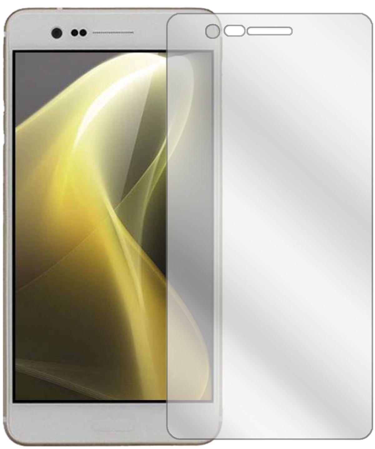 6x Schutzfolie klar für Sharp Z3 Display-Schutzfol (2)