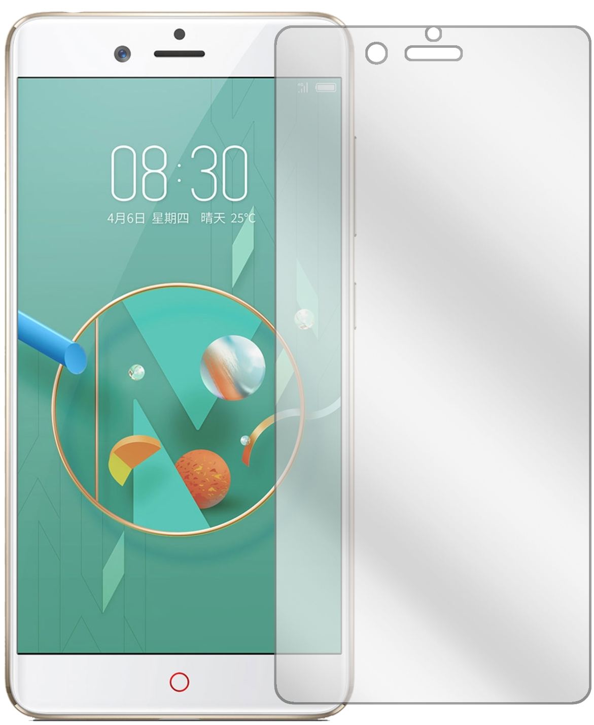 6x Schutzfolie klar für Nubia Z17 Mini Display-Sch (2)