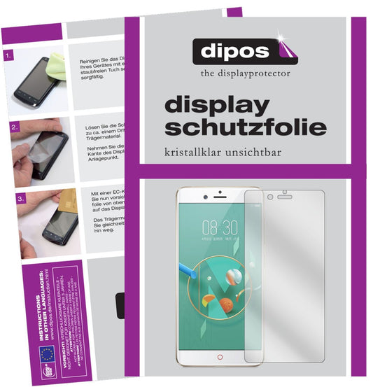 2x Schutzfolie klar für Nubia Z17 Mini Display-Sch (1)