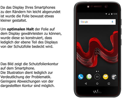 6x Schutzfolie matt für Wiko Wim Lite Display-Schu (6)