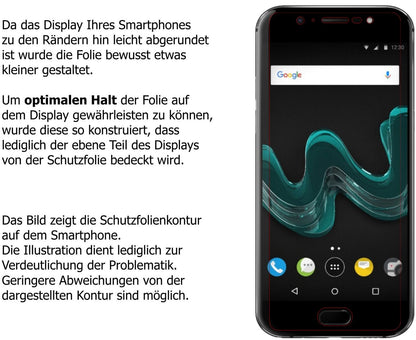 2x Schutzfolie matt für Wiko Wim Display-Schutzfol (6)
