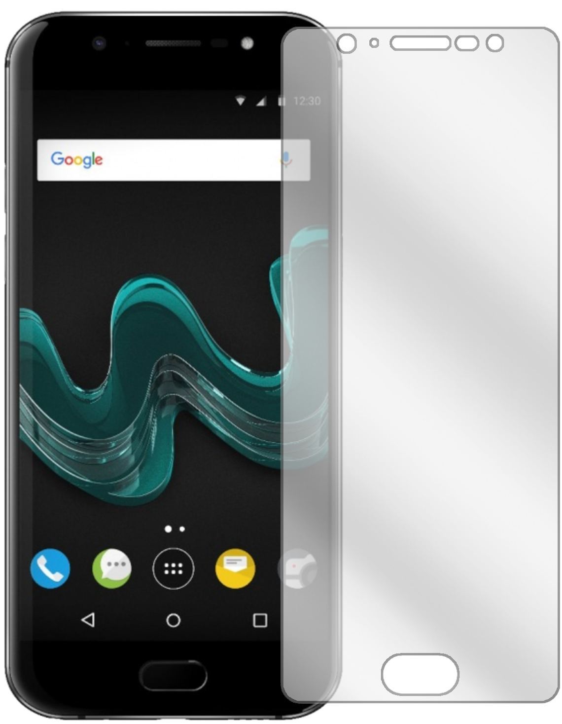 2x Schutzfolie klar für Wiko Wim Display-Schutzfol (2)