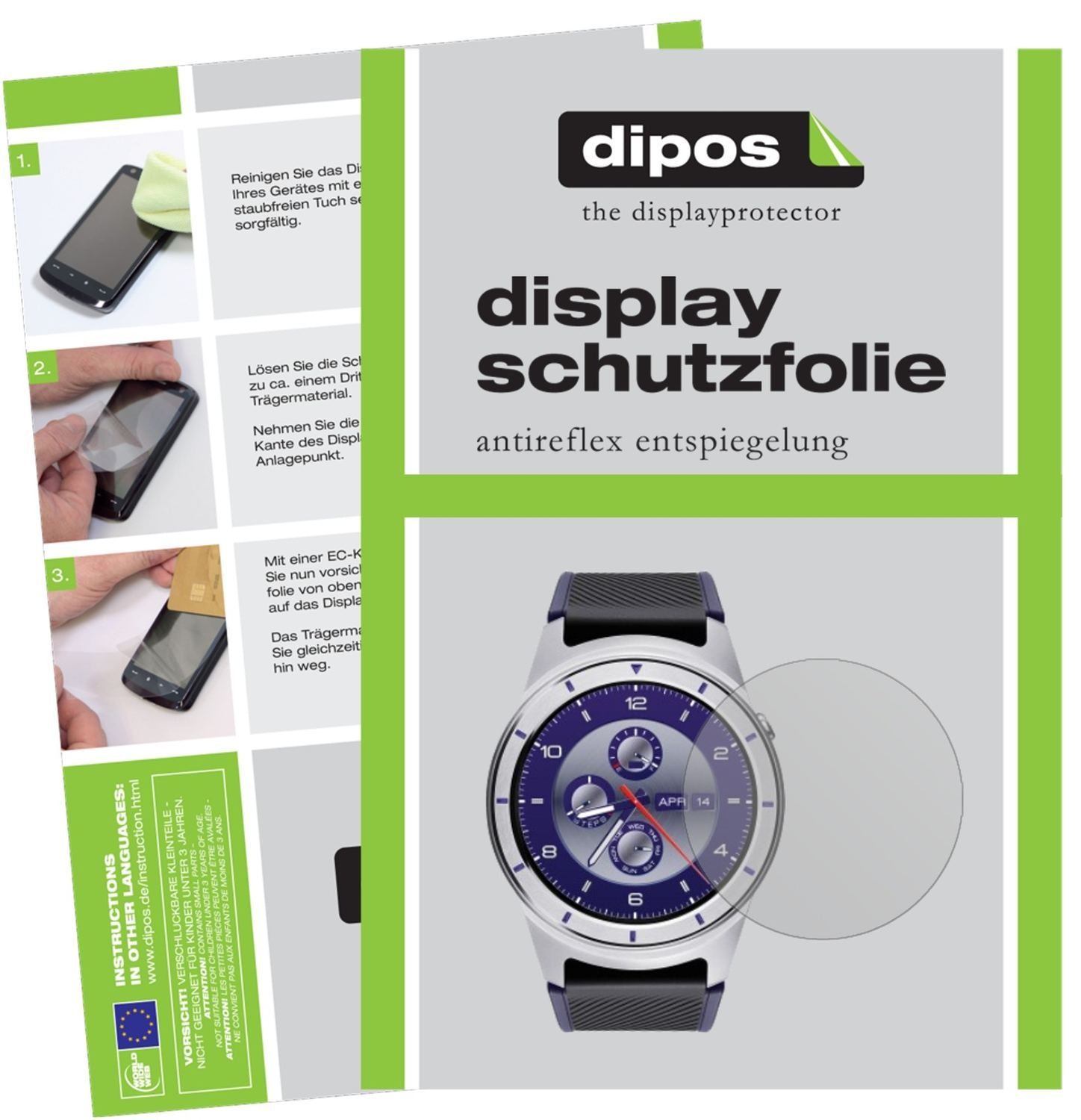 6x Schutzfolie matt für ZTE Quartz Display-Schutzf (1)