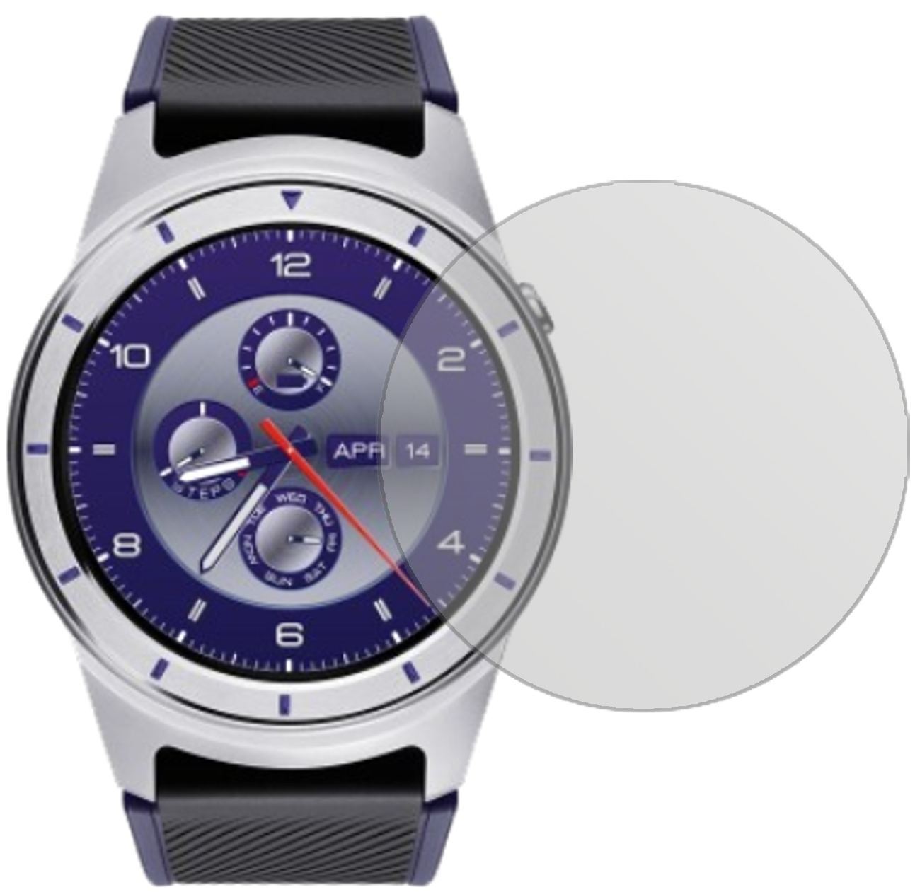 6x Schutzfolie matt für ZTE Quartz Display-Schutzf (2)