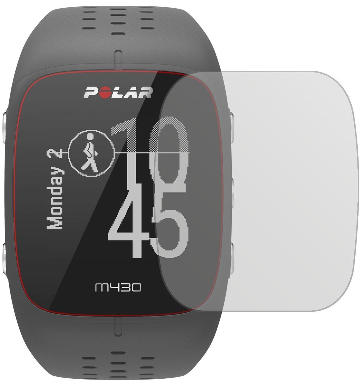 6x Schutzfolie matt für Polar M430 Display-Schutzf (2)