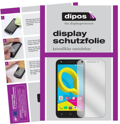 2x Schutzfolie klar für Alcatel U5 Display-Schutzf (1)