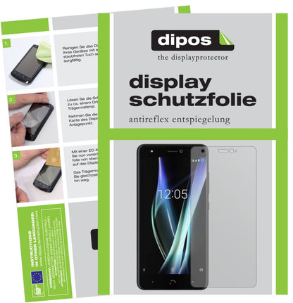 6x Schutzfolie matt für BQ Aquaris X Display-Schut (1)