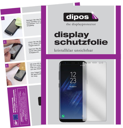 6x Schutzfolie klar für Samsung Galaxy S8 Plus Dis (1)