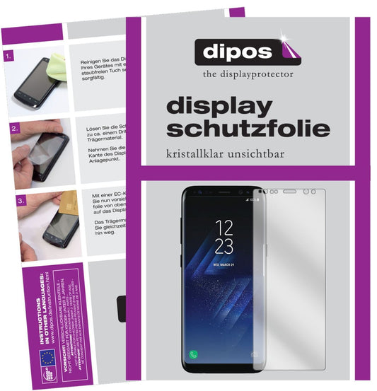 6x Schutzfolie klar für Samsung Galaxy S8 Plus Dis (1)