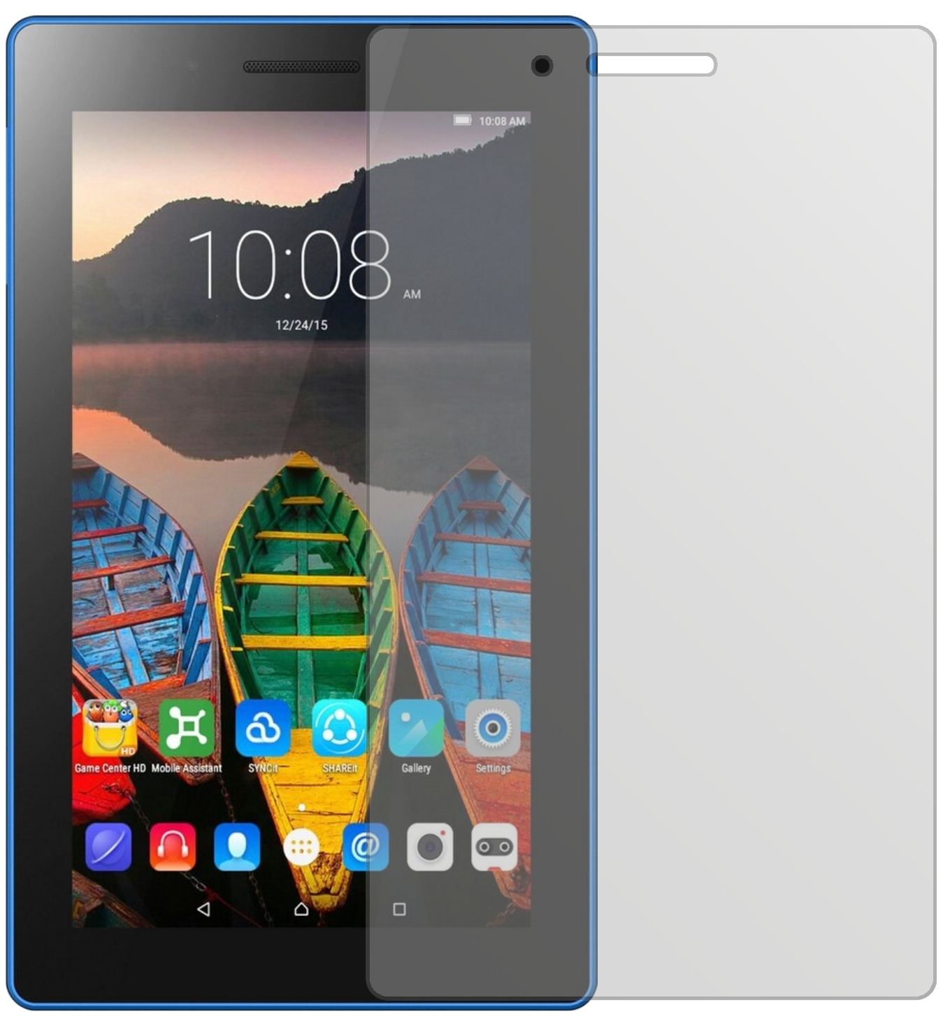 6x Schutzfolie matt für Lenovo Tab 3 7 Essential T (2)