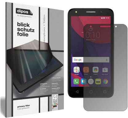 Blickschutzfolie für Alcatel Pixi 4 matt Schutzfol (1)