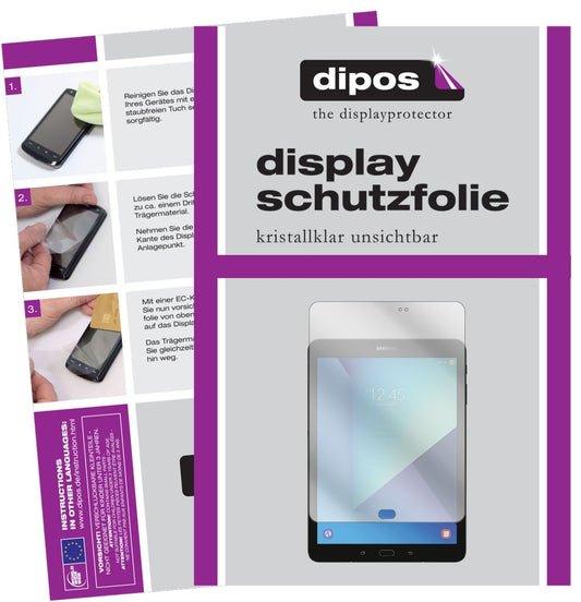 2x Schutzfolie klar für Samsung Galaxy Tab S3 Disp (1)