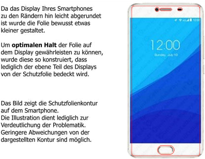 2x 9H Schutzfolie matt für Umidigi Z Pro Panzerfol (9)