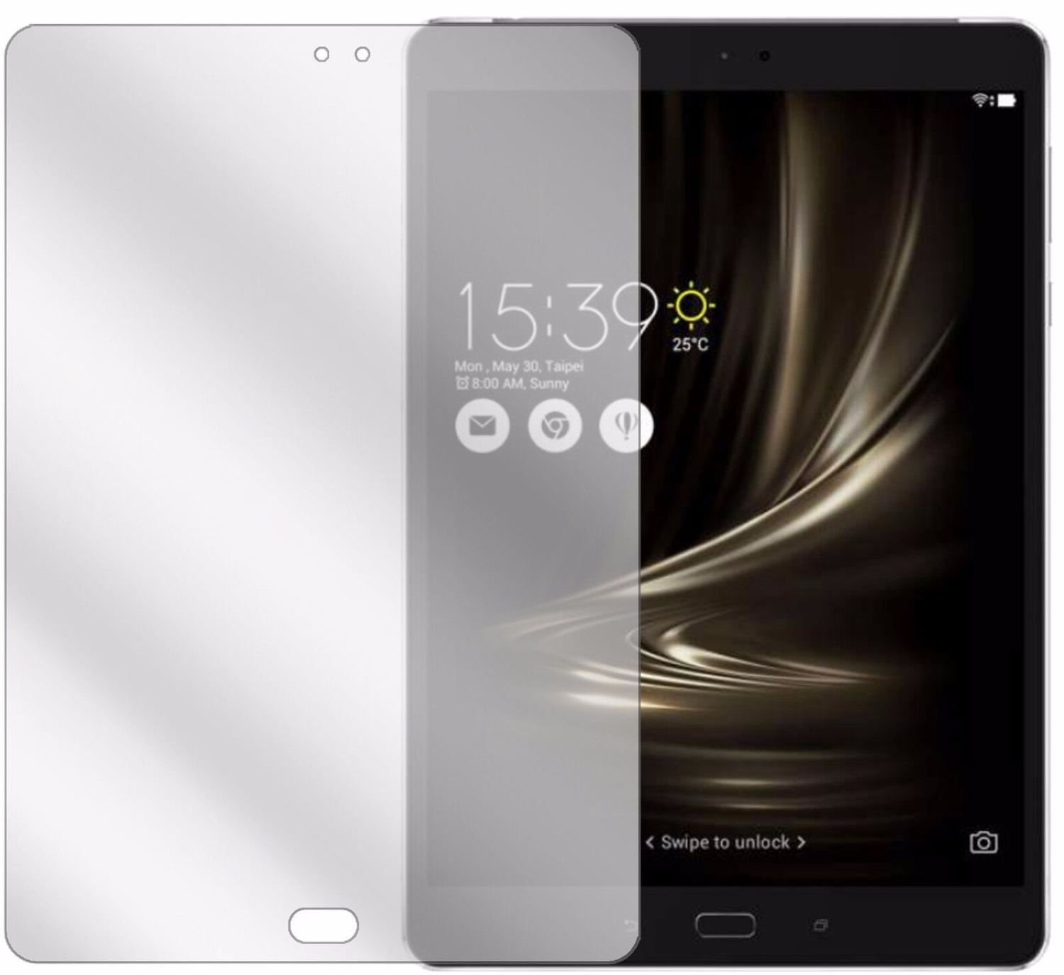 2x Schutzfolie matt für Asus ZenPad 3S 10 LTE (201 (2)