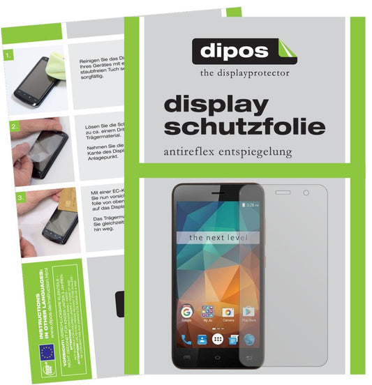 2x Schutzfolie matt für Xolo Era 2X Display-Schutz (1)