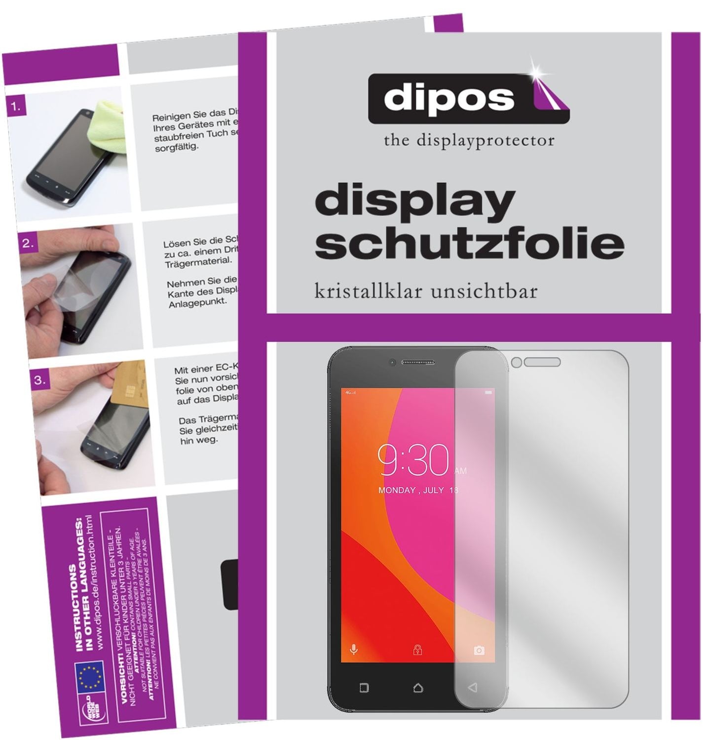 2x Schutzfolie klar für Lenovo B Display-Schutzfol (1)