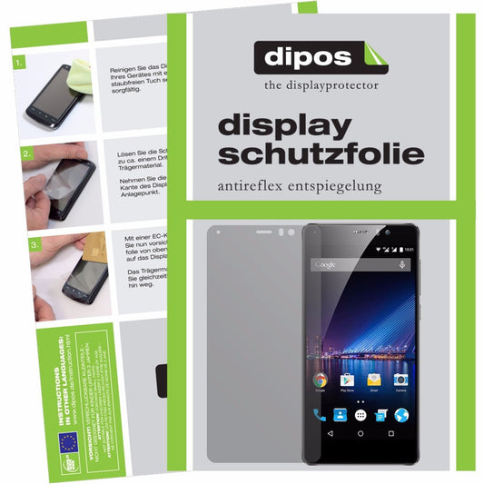 2x Schutzfolie matt für Wiko Freddy Display-Schutz (1)