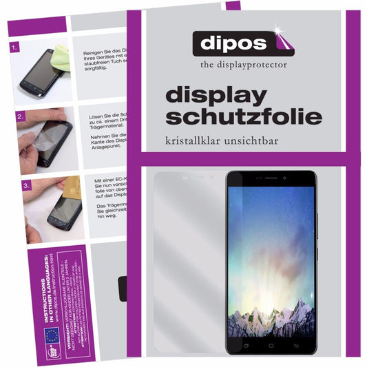 2x Schutzfolie klar für Medion X5520 Display-Schut (1)