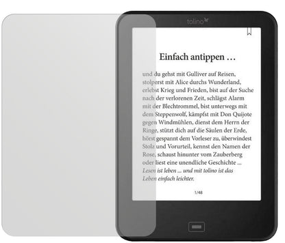 2x Schutzfolie matt für Vision 3 HD Tolino Display (2)