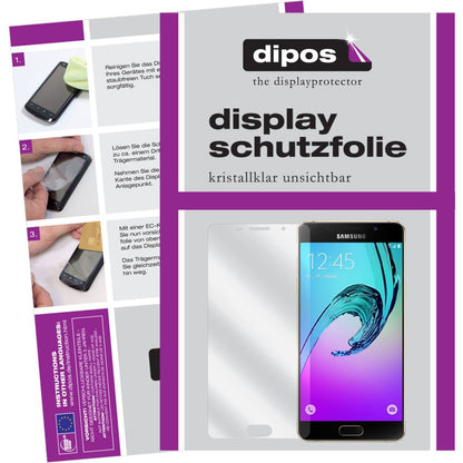 2x Schutzfolie klar für Galaxy A5 (2016) Samsung D (1)