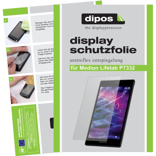 3x Schutzfolie matt für Lifetab P7332 MD99103 Medi (1)
