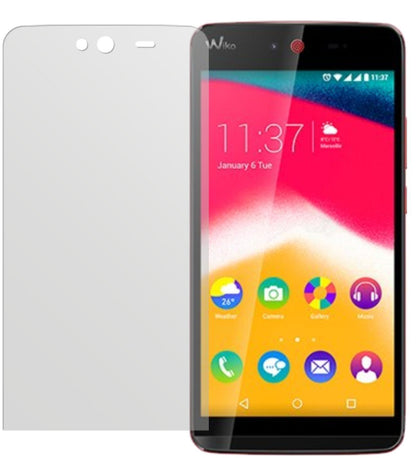 2x Schutzfolie matt für Rainbow Jam Wiko Display-S (2)