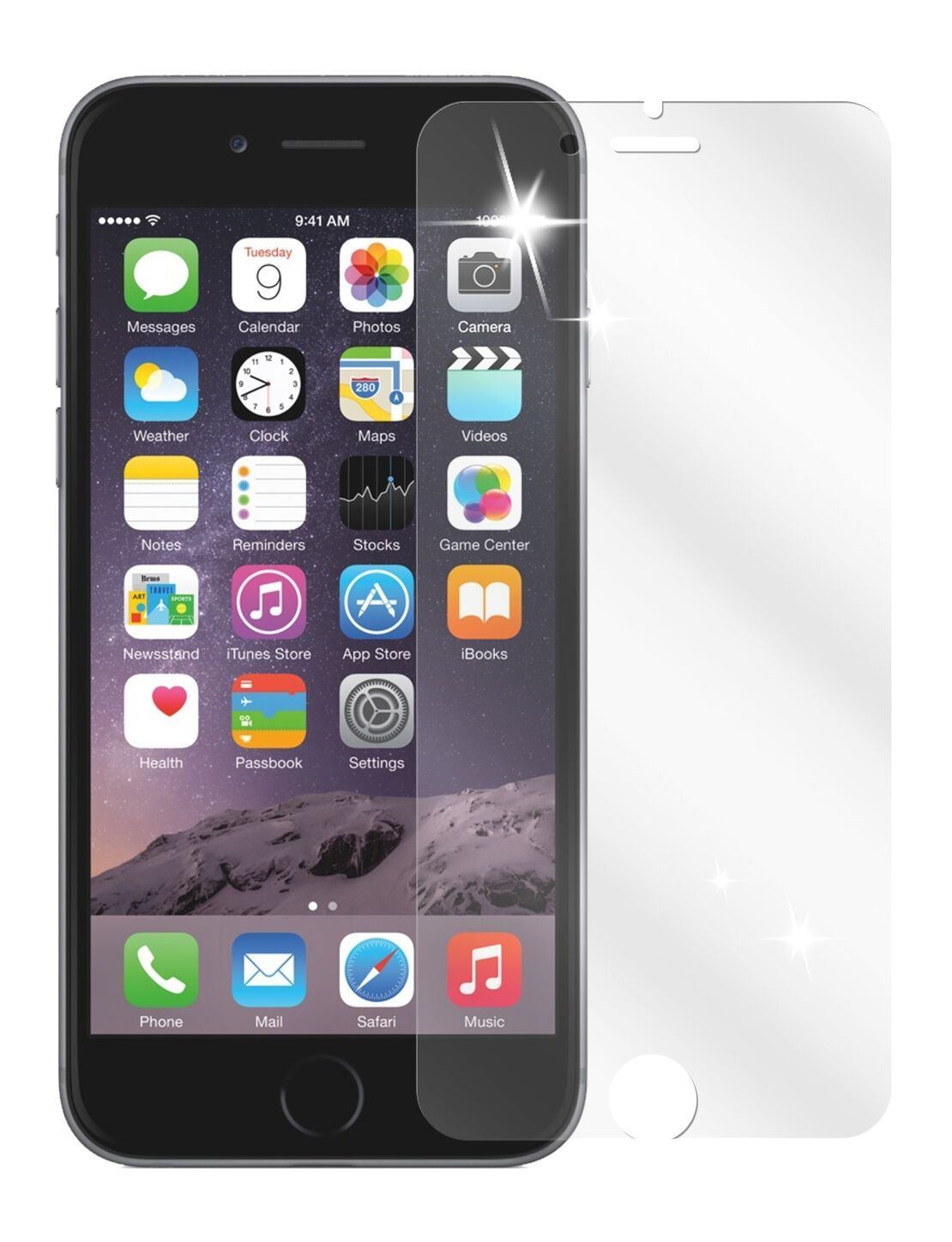 2x Schutzfolie klar für iPhone 6S Plus Apple Displ (2)