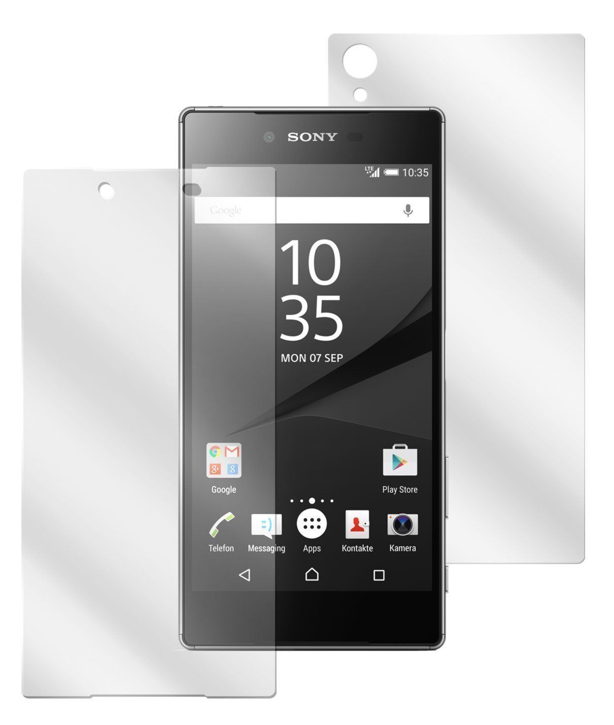 6x Schutzfolie klar für Xperia Z5 Premium Sony Dis (2)