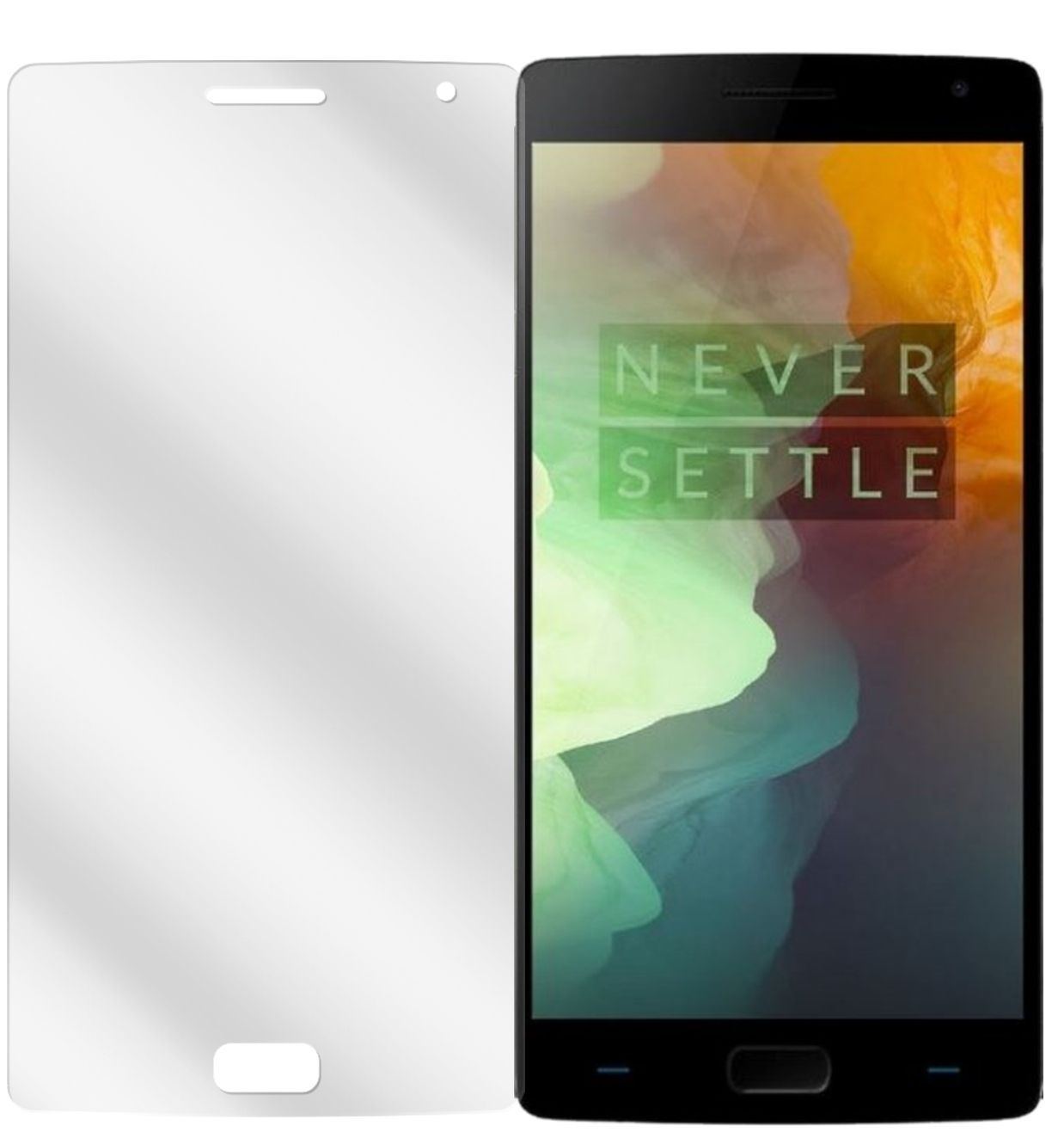 2x Schutzfolie klar für 2 OnePlus Display-Schutzfo (2)
