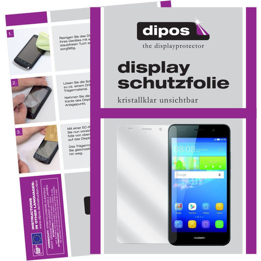 2x Schutzfolie klar für Y6 Huawei Display-Schutzfo (1)