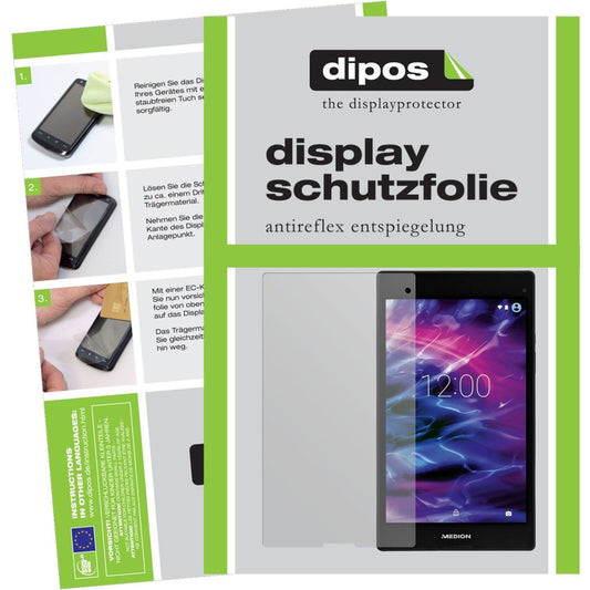 2x Schutzfolie matt für LifeTab P8312 Medion Displ (1)