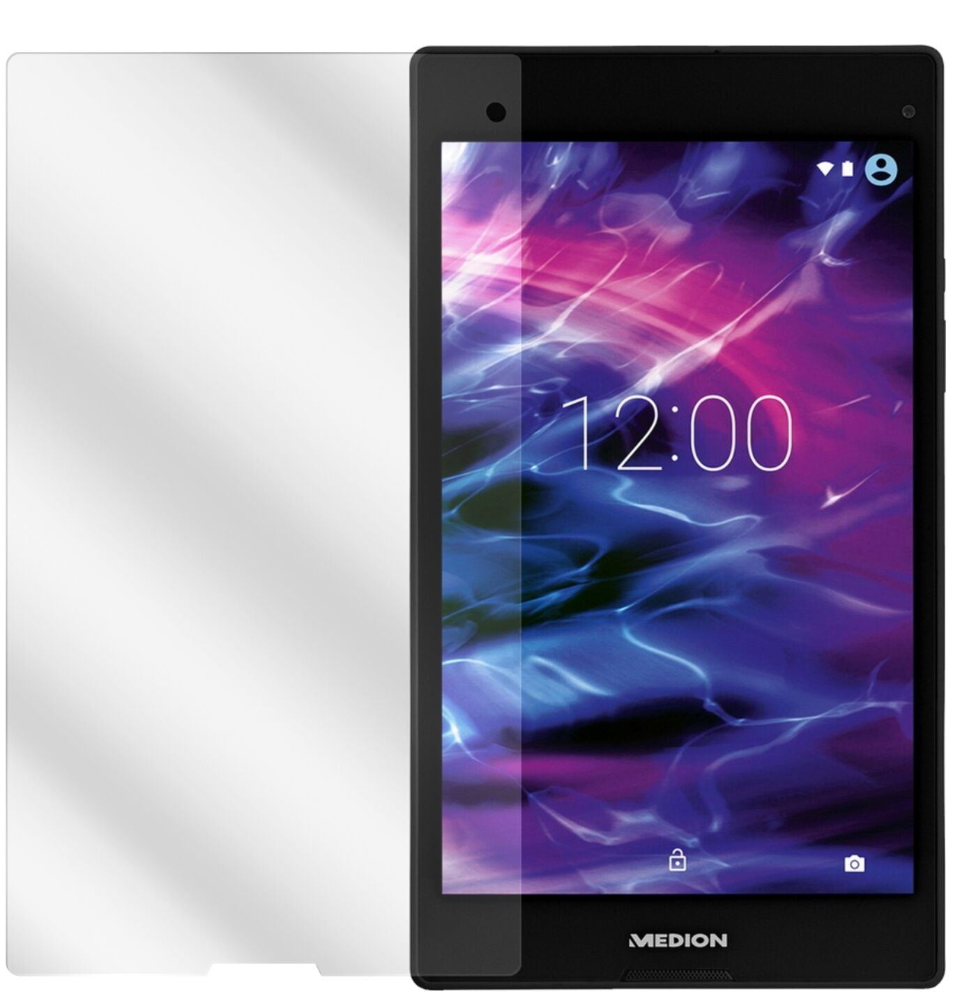 2x Schutzfolie klar für LifeTab P8312 Medion Displ (2)