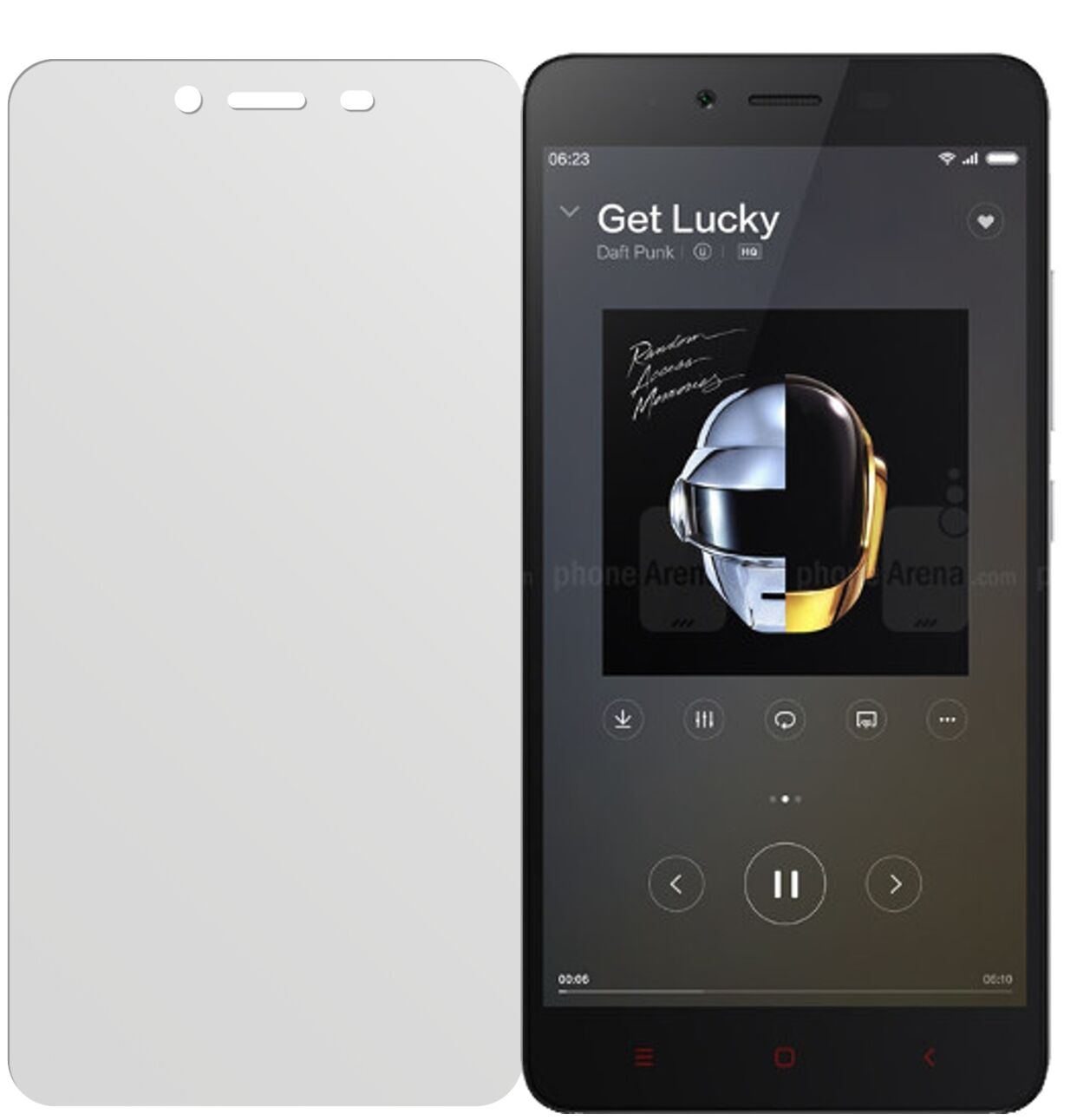 6x Schutzfolie matt für Redmi Note 2 Xiaomi Displa (2)