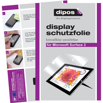 2x Schutzfolie klar für Surface 3 (10,8 Zoll) Micr (1)