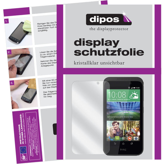 2x Schutzfolie klar für Desire 526G HTC Display-Sc (1)