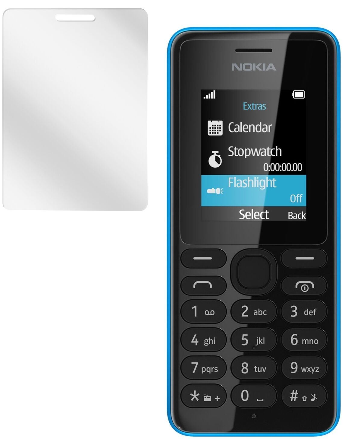 2x Schutzfolie klar für 108 Nokia Display-Schutzfo (2)