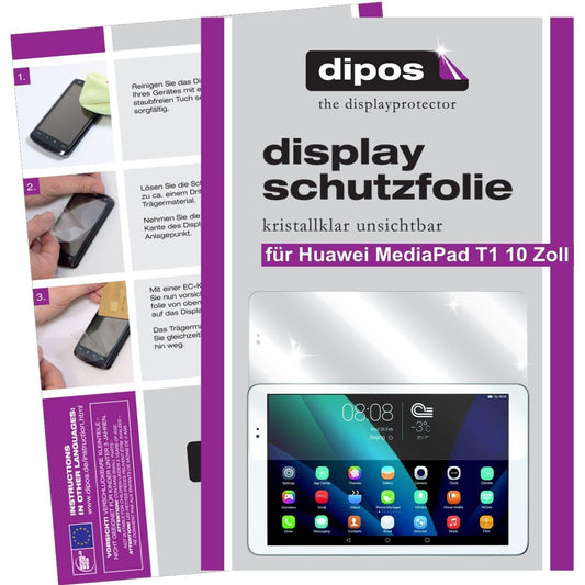 2x Schutzfolie klar für MediaPad T1 10 Zoll Huawei (1)