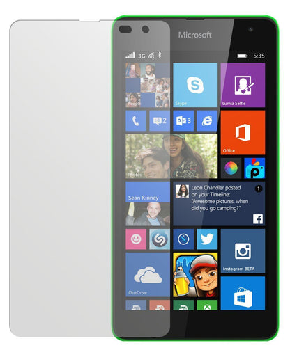 2x Schutzfolie matt für Lumia 535 Nokia Display-Sc (2)